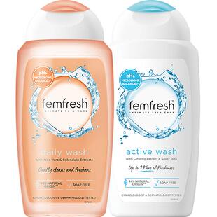 英国芳芯femfresh女性私处洗护液正装随机发