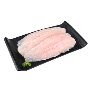 巴沙鱼冷冻无冰鱼片新鲜龙利鱼宝宝辅食鱼柳无刺整条5斤装商用