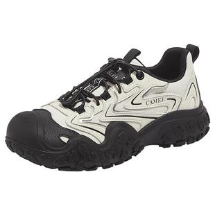 骆驼户外休闲女鞋2025冬季新款丑萌鞋防滑运动鞋厚底时尚百搭通勤