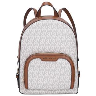 【自营】MICHAEL Michael Kors中号PVC印花配皮女士双肩包休闲