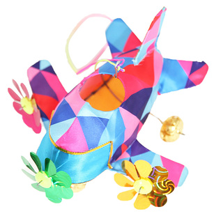 传统手工艺品手提花灯笼男女儿童发光可拖拉飞机灯宫灯成品中秋节