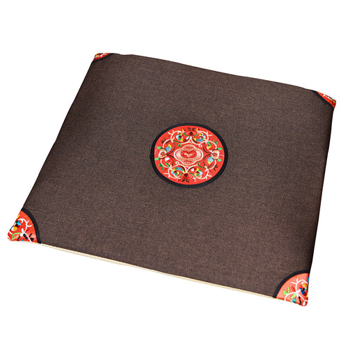 新中式椅垫红木沙发坐垫古典实木茶椅餐椅圈椅太师椅海绵垫中国风