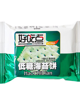 好吃点低糖海苔饼干薄健康早点脆