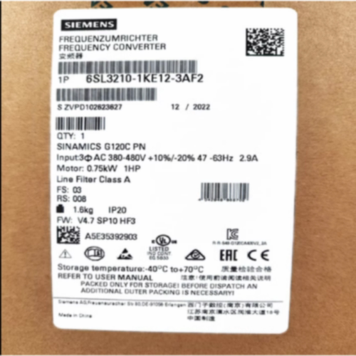 议价西门子6SL3210-1KE12-3AF2功率模块0.75KW变频器6SL32101KE12