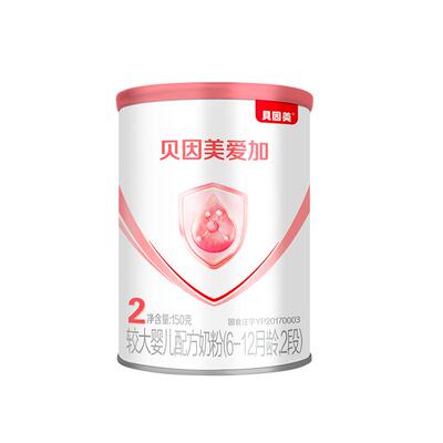 爱加较大婴儿配方奶粉2段150g