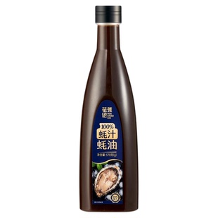 花蕉记蚝油100%蚝汁蚝油零添加防腐剂炒菜调味品家用570g/瓶提鲜