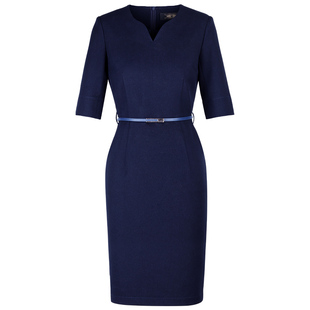 职业装连衣裙女职业套装酒店前台接待售楼美容院珠宝店工作服秋冬