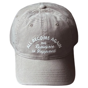 美式复古字母水洗棒球帽子女加深帽筒弯檐鸭舌帽软顶男长脸美版潮