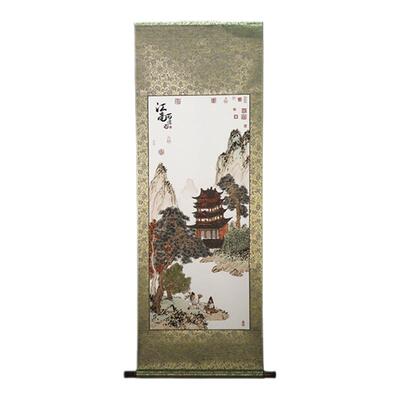 江南百景图共绘山河·宣纸卷轴
