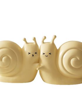 可爱蜗牛书夹创意桌面装饰