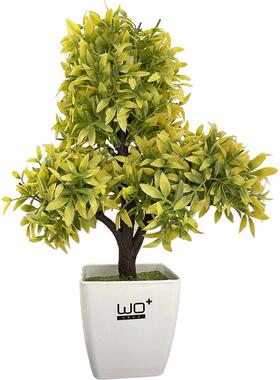 仿真绿植小盆栽草球迎客松摆放