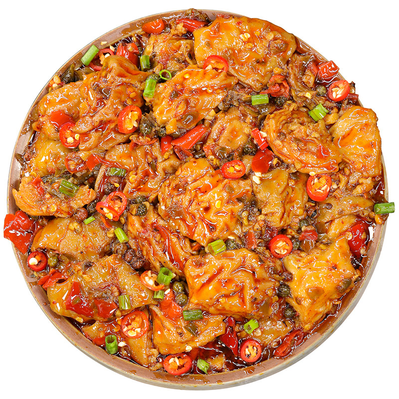 鲜椒大肠头肉厚软糯麻辣爽口解馋