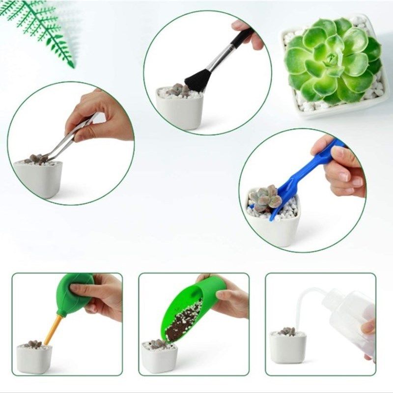 微景观活动工具多肉修剪套装起种植园艺工具器瓶盆栽植物工具苗喷