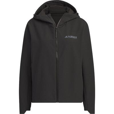 Adidas/阿迪达斯女士户外加绒运动连帽软壳衣IL9013