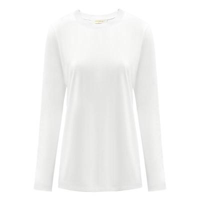 COCOBELLA柔软舒适白色长袖T恤