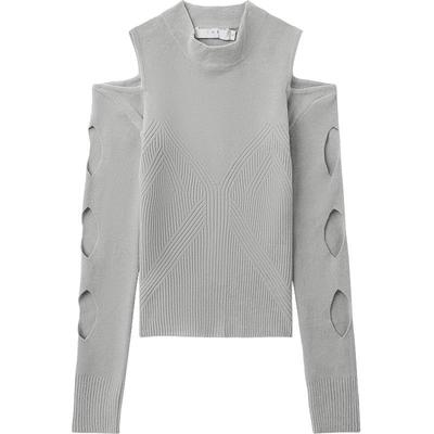 ITIRO合身长袖针织衫时尚设计感