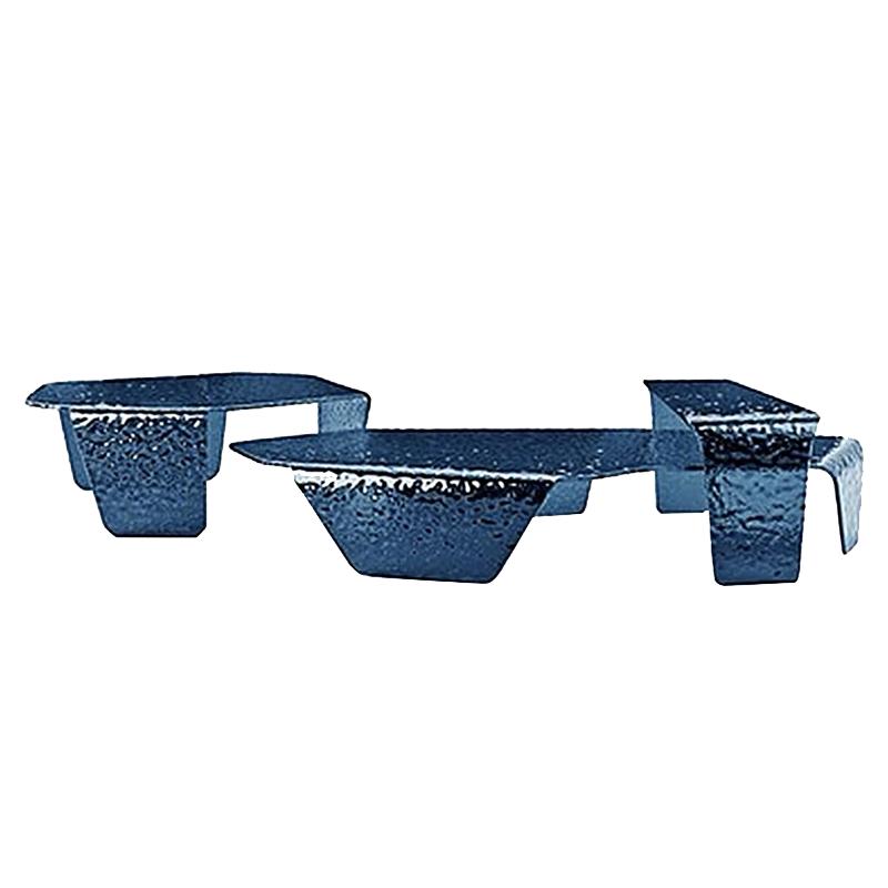 亚克力茶几水波纹客厅创意设计师款不规则意式高级感透明水晶边几