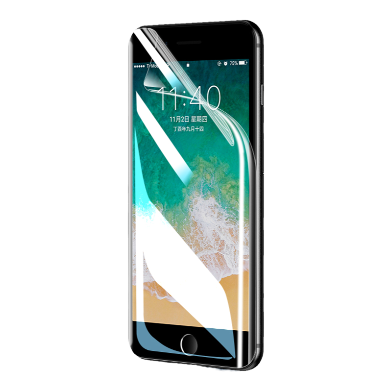 云曼丰适用苹果6splus手机膜iphone6s钢化水凝膜6plus六6sp全屏ip防蓝光6p软膜ps软边ipone贴膜i6了rplus防摔