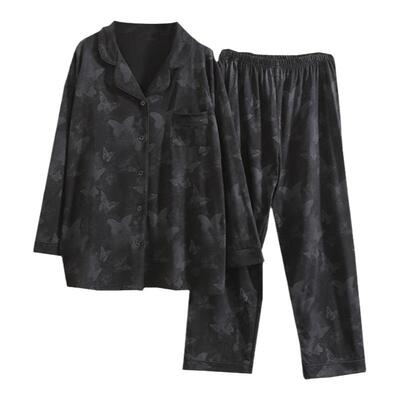 观昵大码纯棉睡衣女夏季新款