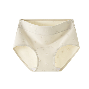 曲线主义新疆纯棉提花内裤女加长裆10A抑菌2026年新款女士三角裤