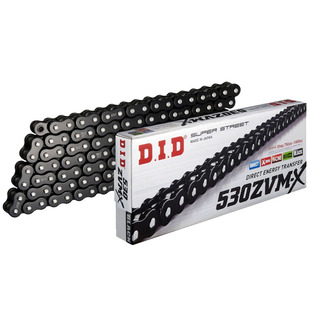 DID链条ZVM-X黑色机车骑行传送润滑脂链条替换改装520/525/530
