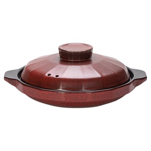 餐厅专用大口径双色釉浅锅明火专用砂锅商用烧鱼头甲鱼煲特色厨具