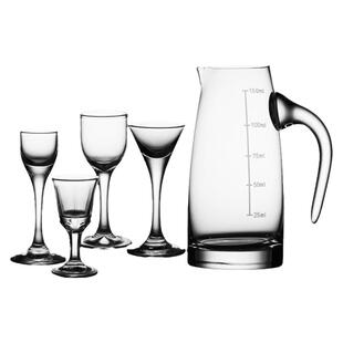 中式水晶玻璃小号白酒杯套装家用台面酒杯白酒酒具酒盅创意烈酒杯