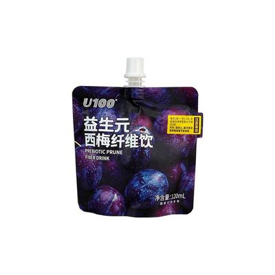 U100益生元西梅饮浓缩西梅汁120ml大餐救星西梅汁纤维果饮品袋装