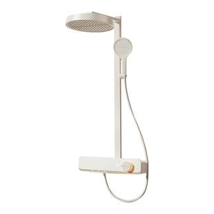 万和2025新款沐浴花洒套装精铜主体巨幕顶喷数显控温超大增压花洒