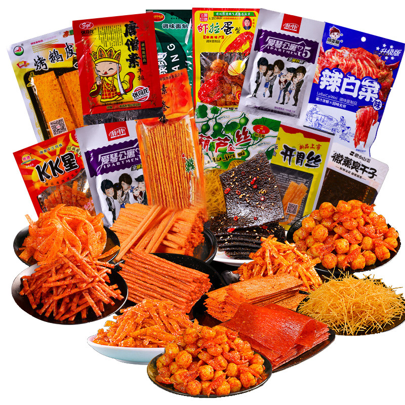 【特价100袋】辣条大礼包儿时面筋制品
