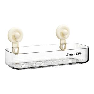 吸盘置物架浴室免打孔壁挂式墙上收纳架厕所卫生间洗漱台收纳神器