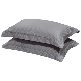 五星级酒店100支纯棉枕套 贡缎长绒棉轻奢高级感全棉枕头套一对装