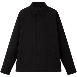 【撼冬90鹅绒】Tommy26秋冬新款男防水耐磨衬衫领轻薄高蓬羽绒服