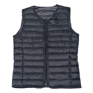 弦健羽绒马甲男款轻薄秋冬季宽松中老年羽绒背心内穿男士羽绒马夹