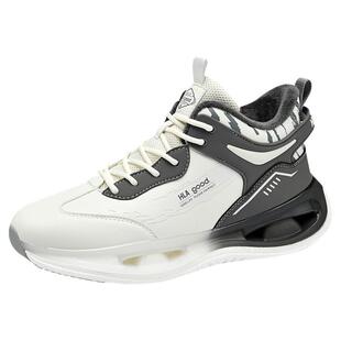 海澜之家男鞋冬季加绒加厚保暖雪地棉鞋男士运动休闲跑步老爹潮鞋