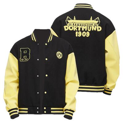 多特蒙德足球俱乐部拼色棒球服