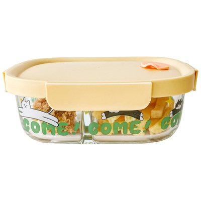 可微波炉加热玻璃饭盒密封保鲜盒