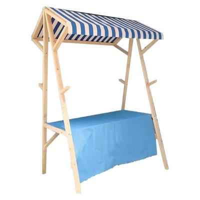 摆摊展示架移动折叠网红摊位定制户外棚实木地摊花车夜市集市架子