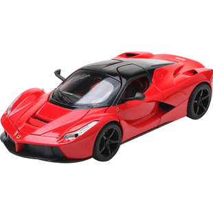 1:22法拉利拉法汽车模型合金敞篷跑车赛车仿真儿童玩具车男孩摆件