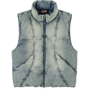 Lee IndiGO × ANGEL CHEN联名商场款25冬新男女款羽绒服背心