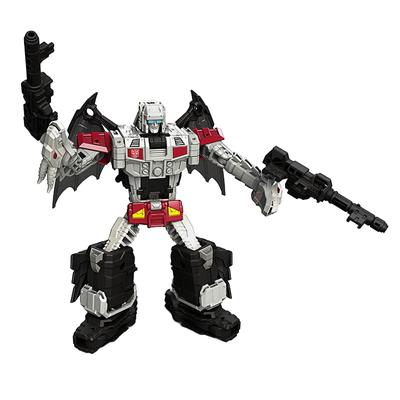 孩之宝变形金刚泰坦D级双头龙