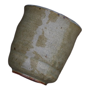 钟友健手作荔枝木釉手握杯茶杯咖啡杯随手杯裂纹粉引化妆土全手工