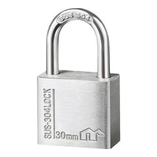 304不锈钢挂锁户外锁头防水防锈防雨仓库防盗锁具防撬家用大门锁