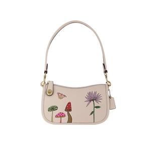 【自营】COACH/蔻驰女麻将包Swinger休闲百搭通勤单肩手提腋下包