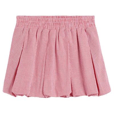 HM女装半身裙春季柔软花苞裙气质甜美短款泡泡裤裙1000002