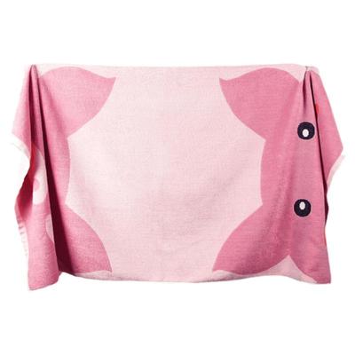 可爱纯棉浴巾柔软亲肤不掉毛