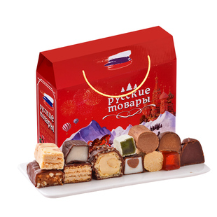 俄罗斯进口糖果新年送礼盒散装巧克力高端过年零食批发年货大礼包