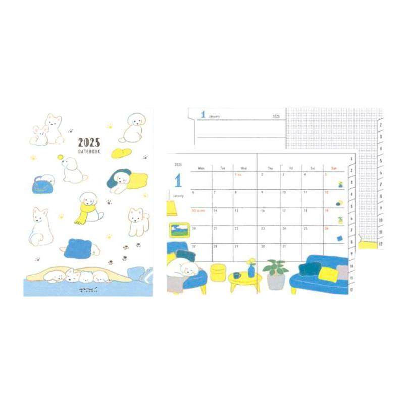 日本midori 2027年口袋手账本周计划月计划日记本weeks便携迷你A6