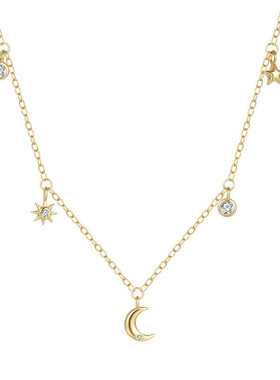 Auric925纯银锁骨叠戴项链