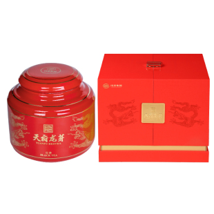 川茶集团天府龙芽金芽红茶茶叶特级礼盒装送礼长辈领导高档126g